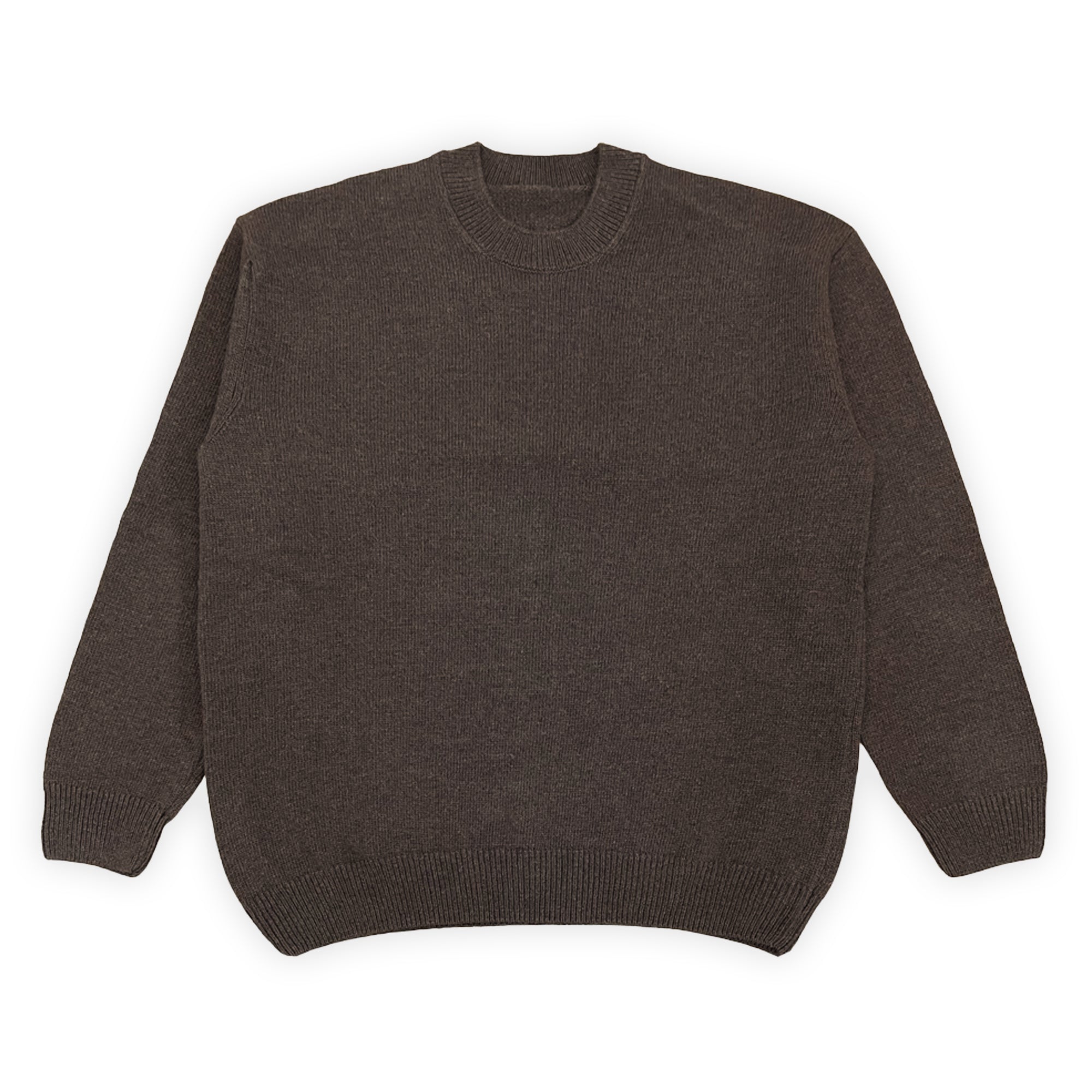 Dancer Inside Out Head Knit Sweater - Brown