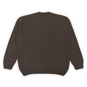 Dancer Inside Out Head Knit Sweater - Brown