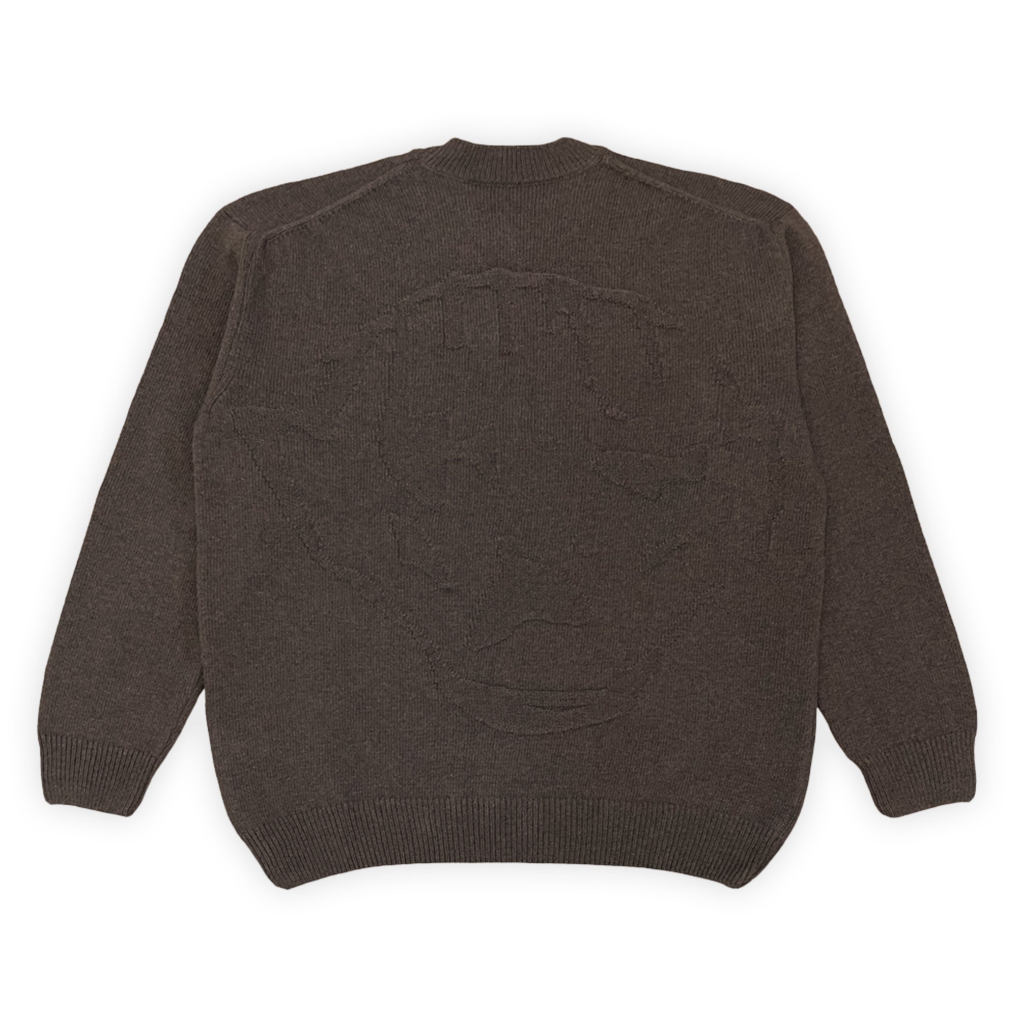 Dancer Inside Out Head Knit Sweater - Brown