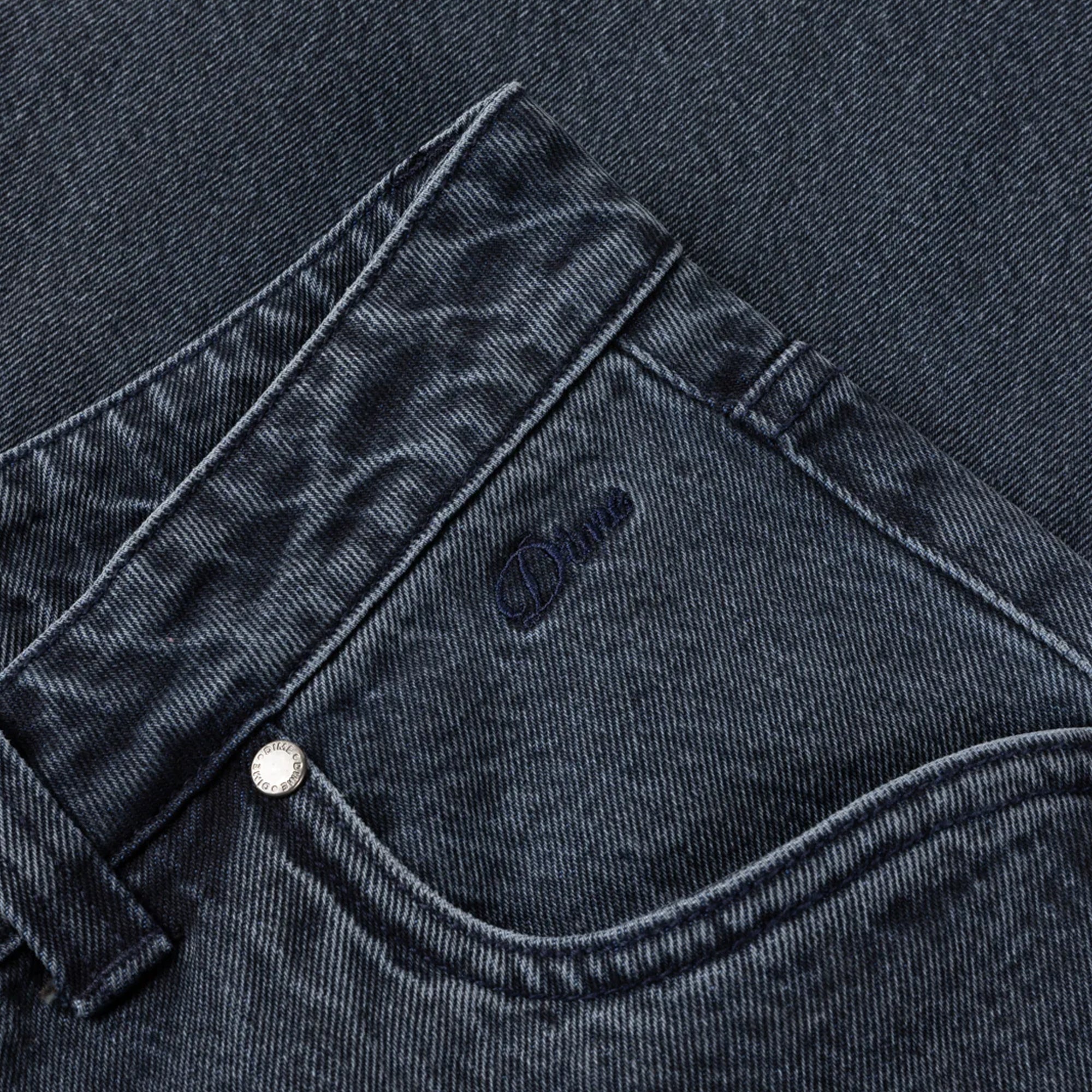 Dime Baggy Denim Pants - Overdyed Blue