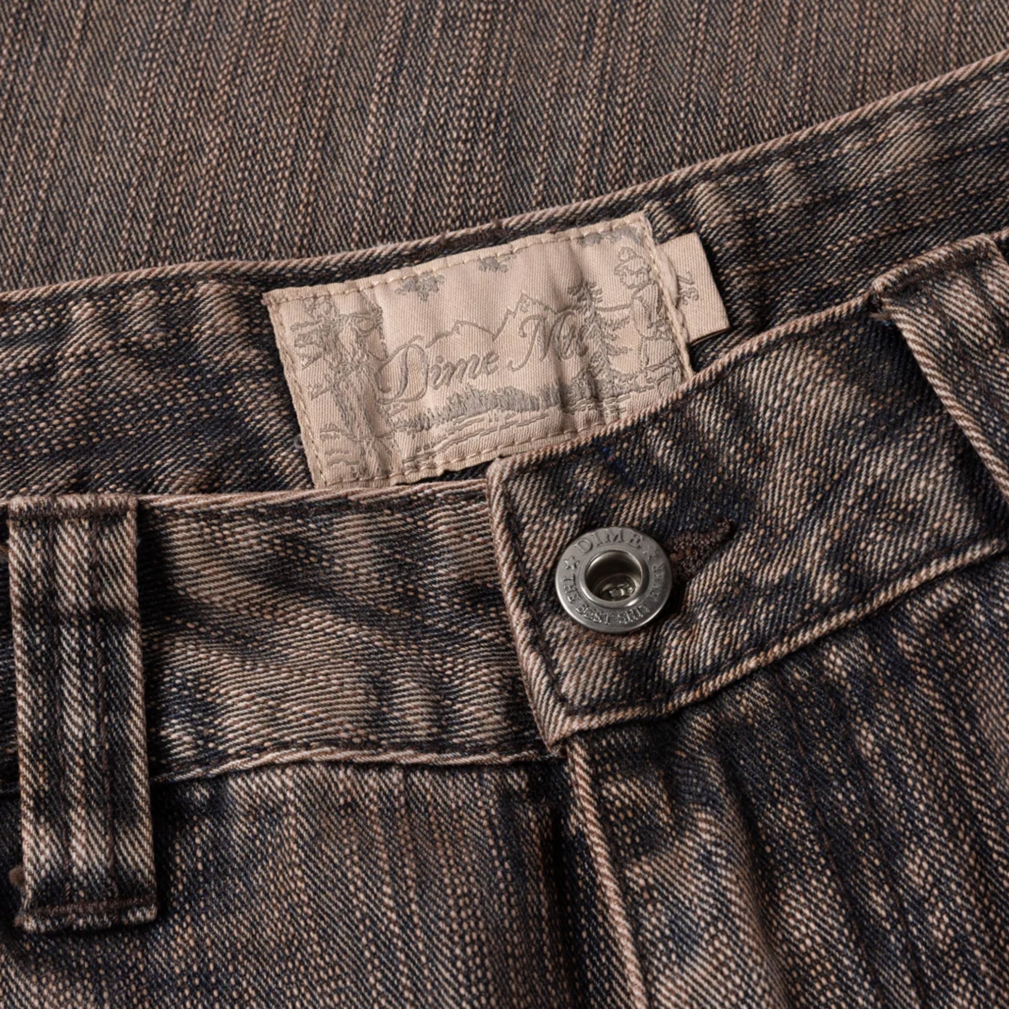 Dime Relaxed Denim Pants - Premium Brown – Pass~Port