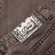 Dime Relaxed Denim Pants - Premium Brown