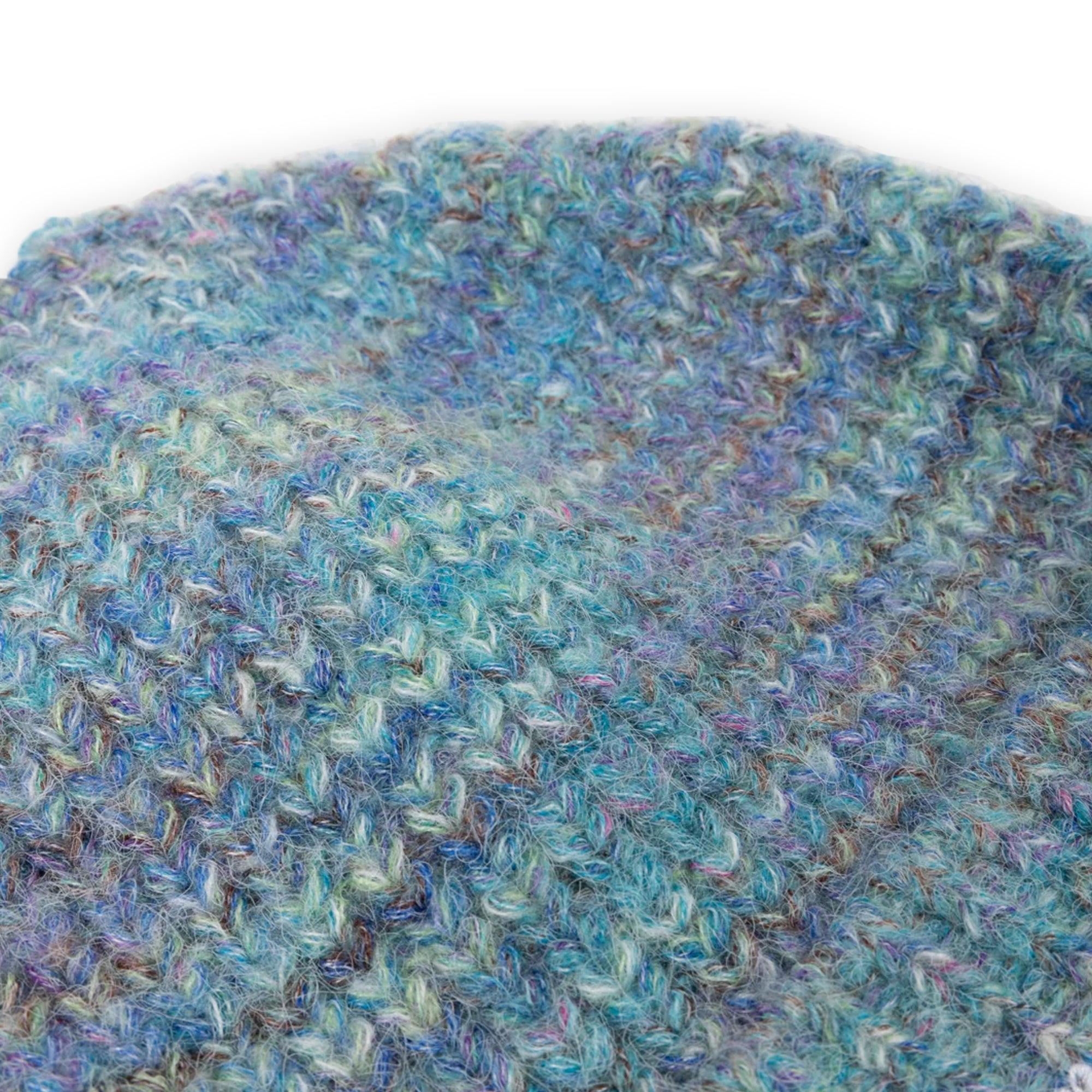 Dime Fuzzy Fold Beanie - Blue Multi