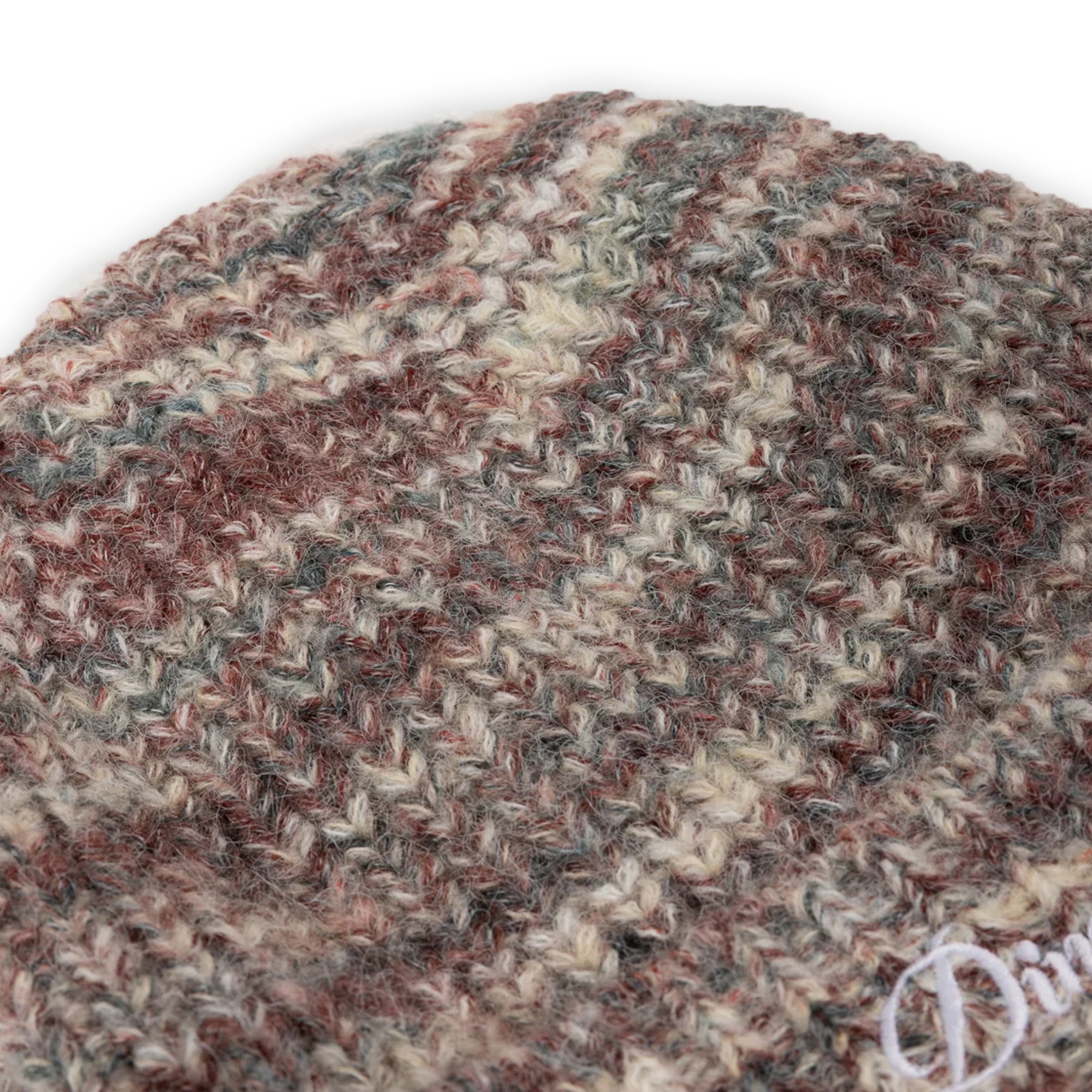 Dime Fuzzy Fold Beanie - Blush Multi