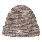 Dime Fuzzy Fold Beanie - Blush Multi