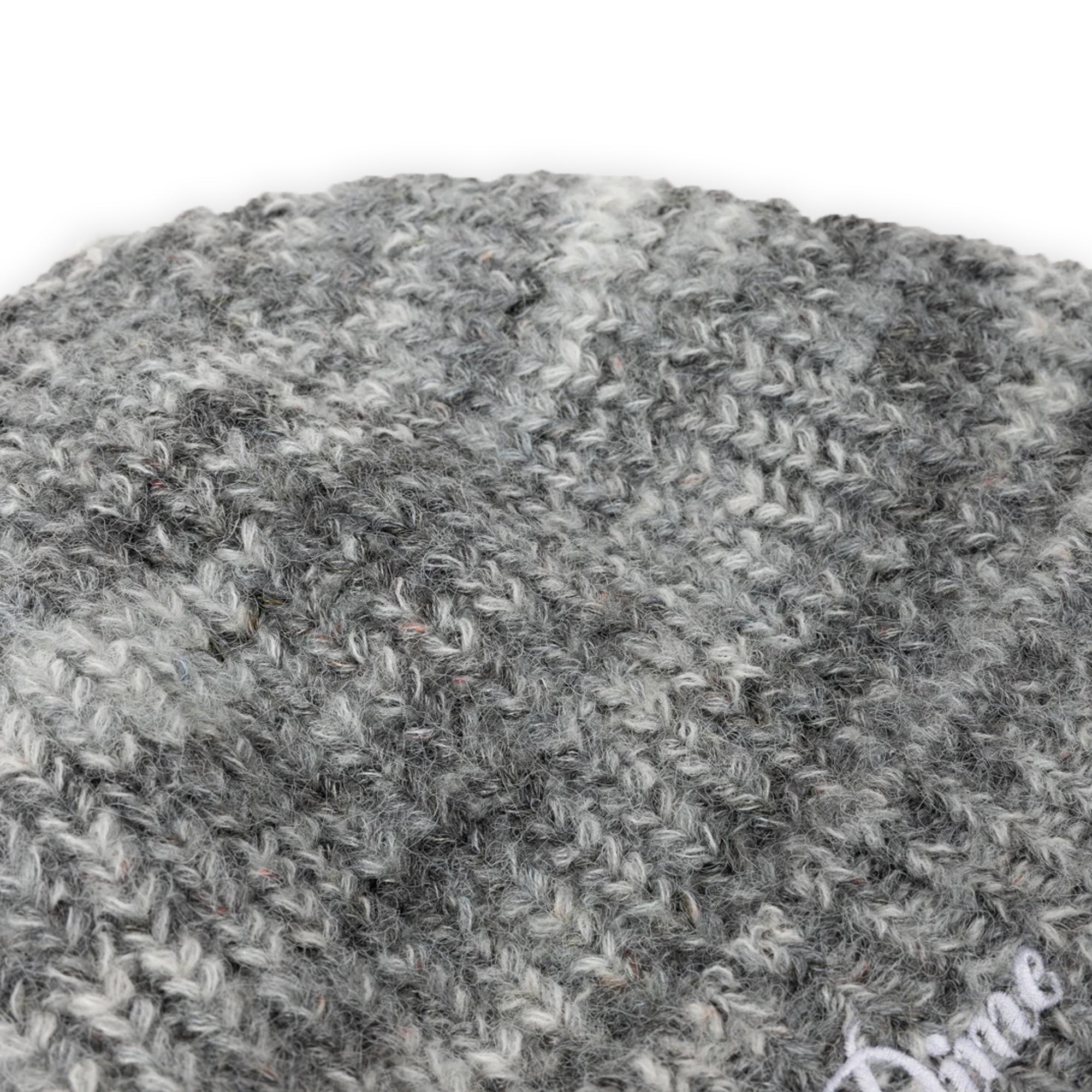 Dime Fuzzy Fold Beanie - Charcoal Multi