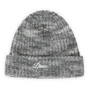 Dime Fuzzy Fold Beanie - Charcoal Multi