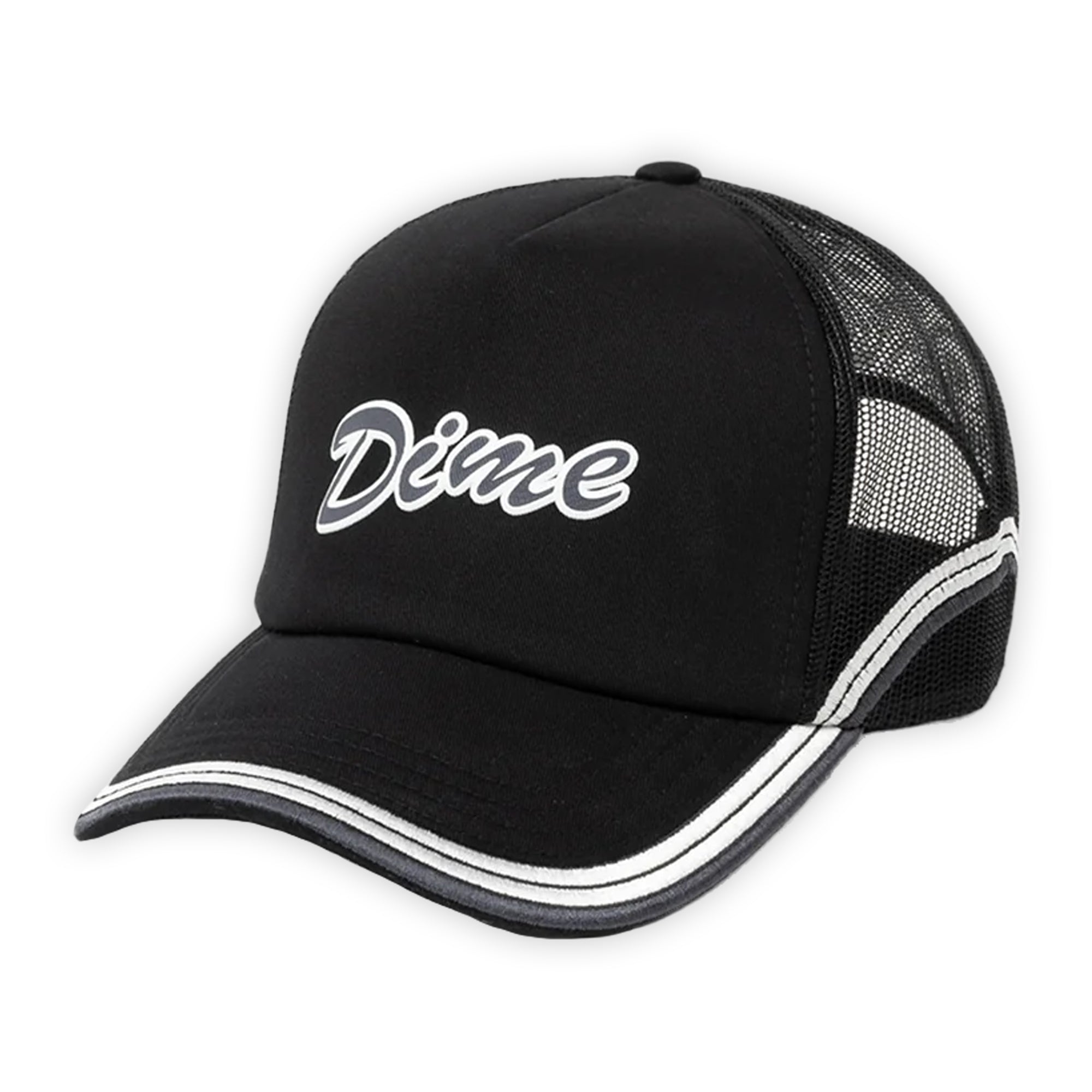 Dime Race Trucker Cap - Black