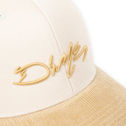 Dime Scribble Full Fit Cap - Cream