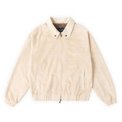 Dime Perforated Faux Suede Jacket - Tan