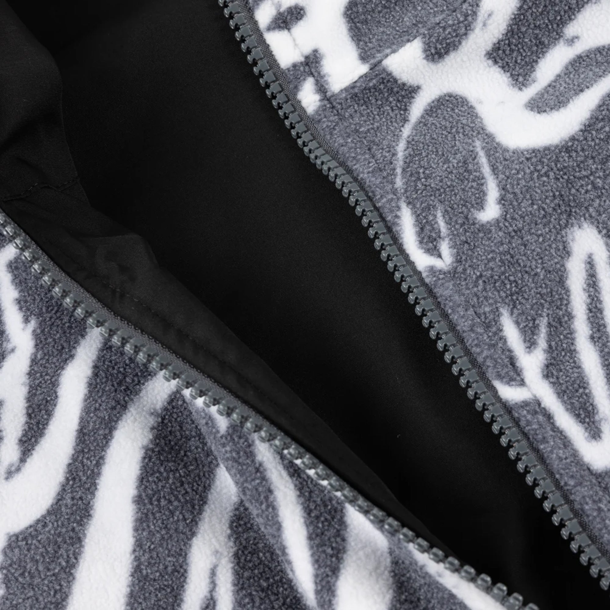 Dime Reversible Chilling Fleece - Gray / Black