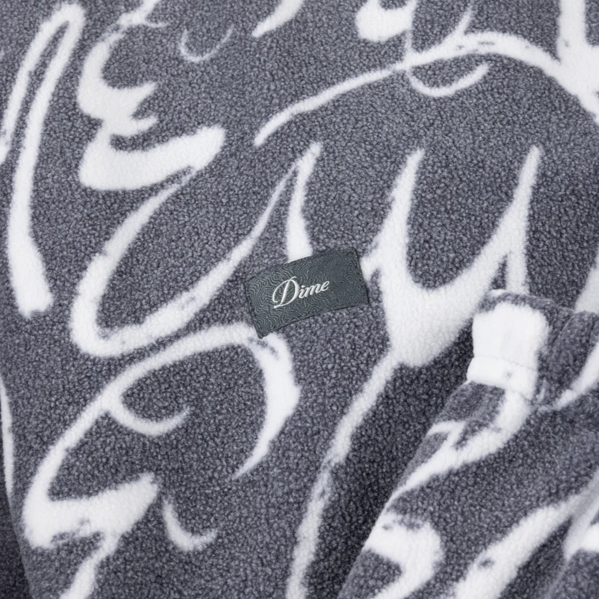 Dime Reversible Chilling Fleece - Gray / Black