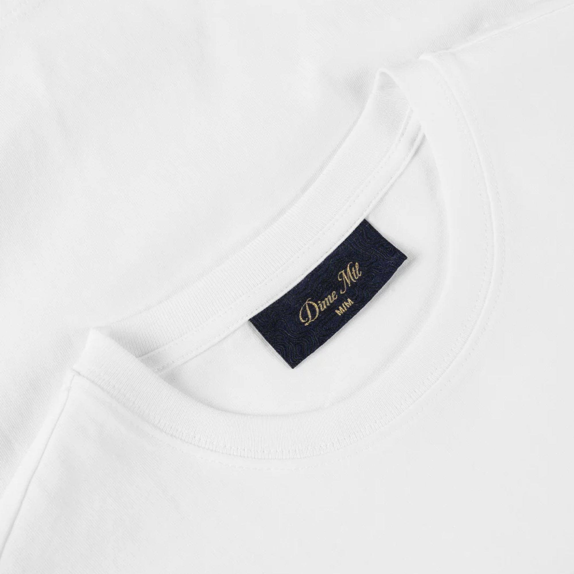Dime Cursive Tee - White – Pass~Port