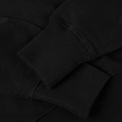 Dime Cropped Zip Hoodie - Black