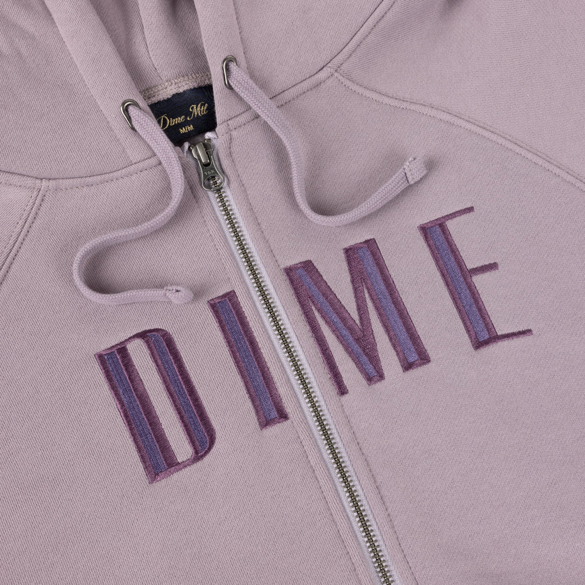 Dime Blocks Zip Hoodie - Stone Mauve – Pass~Port