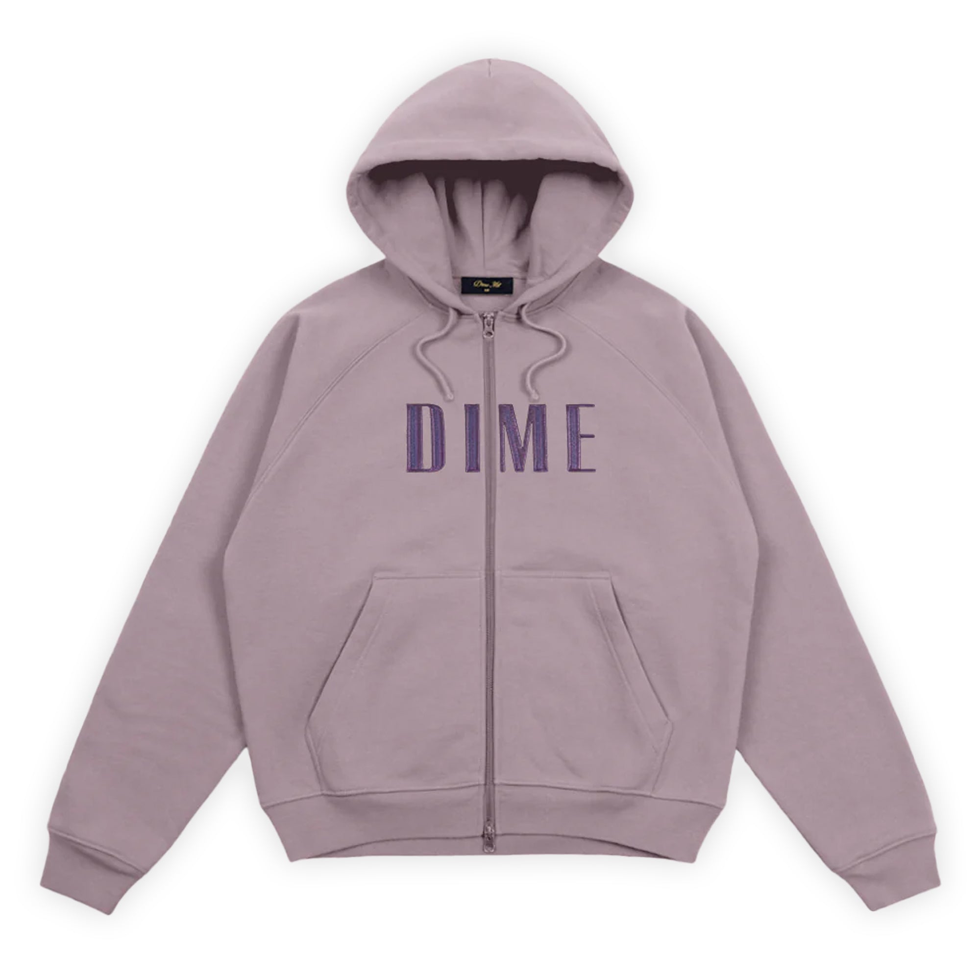 Dime Blocks Zip Hoodie - Stone Mauve – Pass~Port