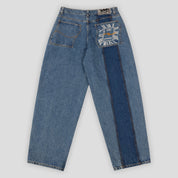 Dime Baggy Denim Pants - Knowtomatic Blue