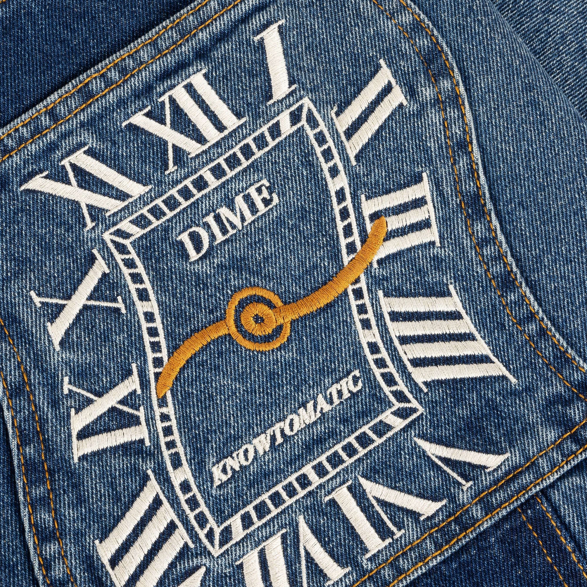 Dime Baggy Denim Pants - Knowtomatic Blue