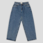 Dime Baggy Denim Pants - Knowtomatic Blue