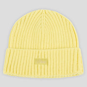 Dime Cursive Rib Beanie - Neon Yellow