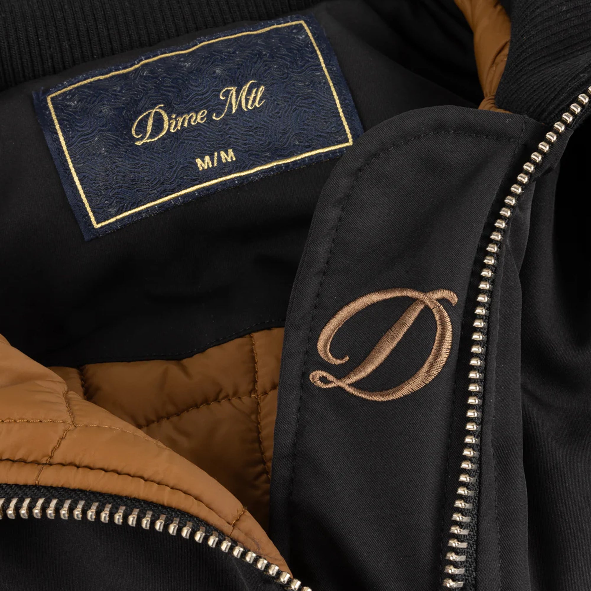 Dime Insulated Bomber - Black – Pass~Port