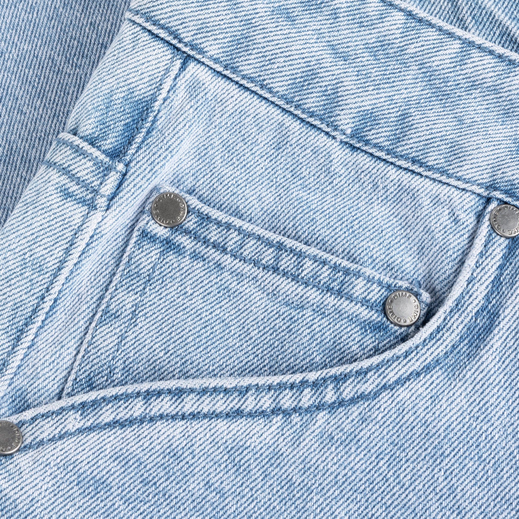 Dime Classic Denim Shorts - Blue Washed