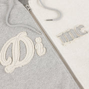 Dime Reverse French Terry Zip Hoodie - Heather Grey