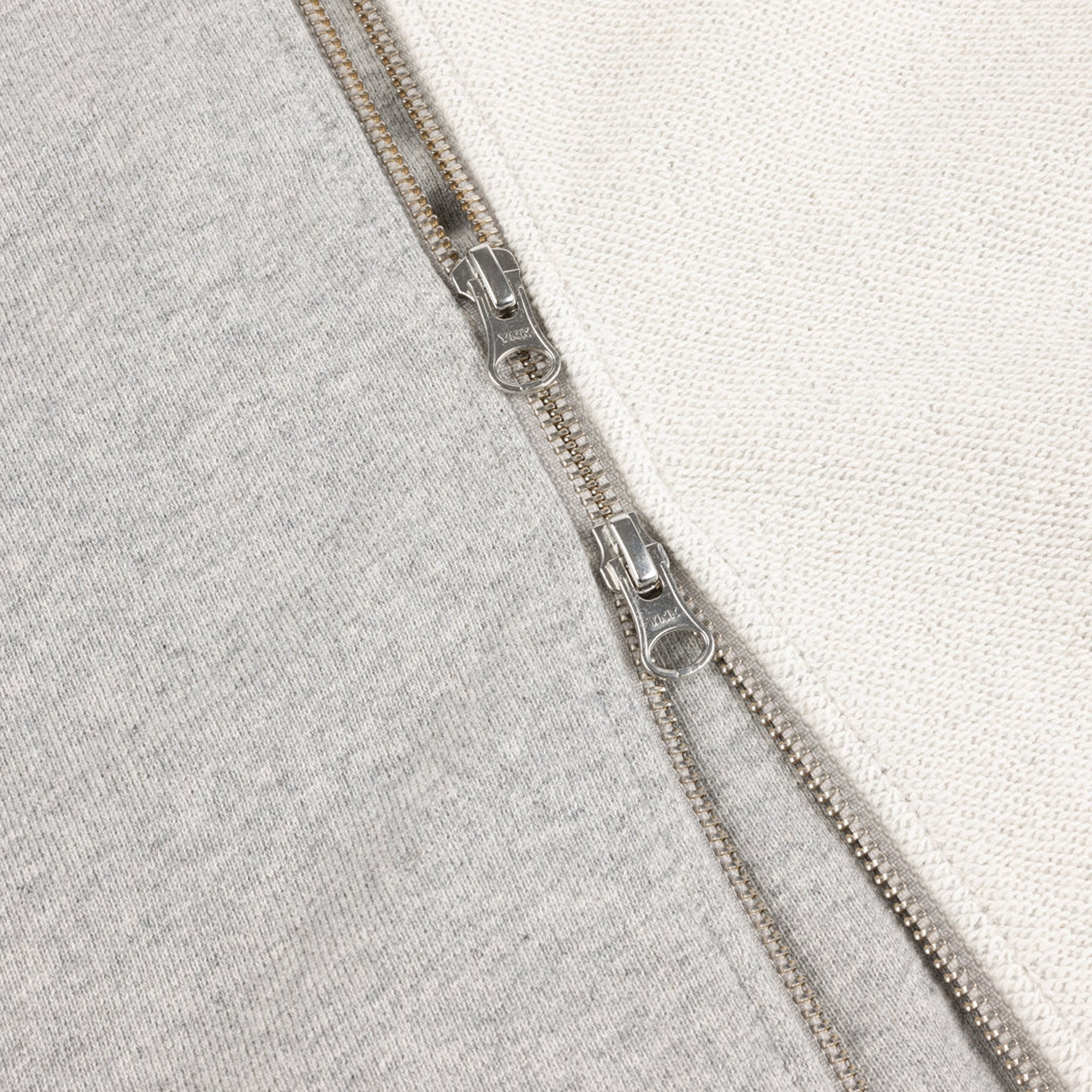 Dime Reverse French Terry Zip Hoodie - Heather Grey