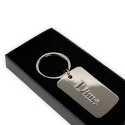 Dime Classic Keychain - Silver
