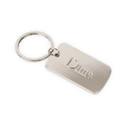 Dime Classic Keychain - Silver