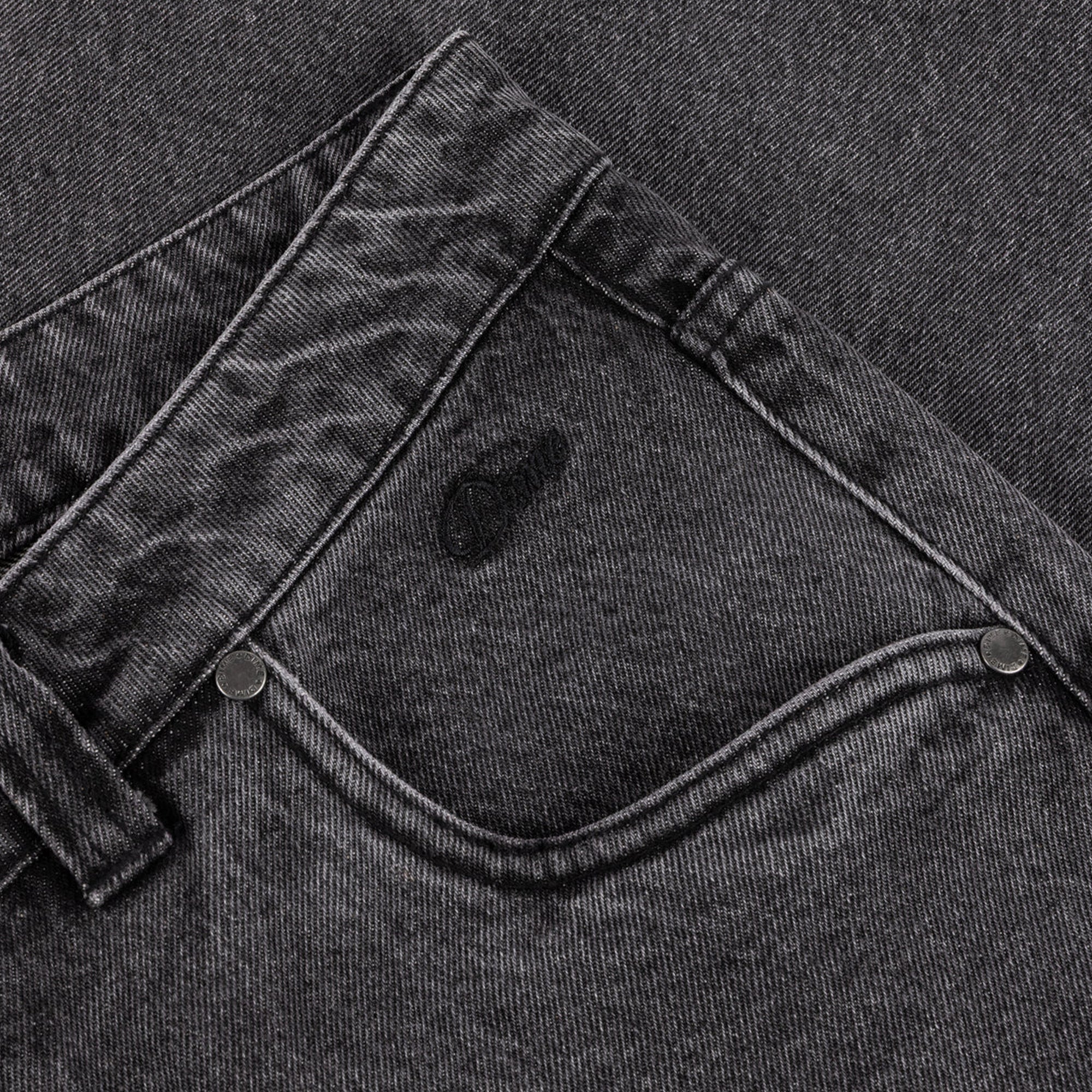 Dime Relaxed Denim Pants - Faded Black