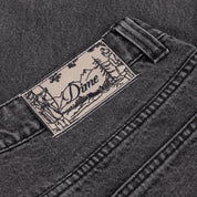 Dime Relaxed Denim Pants - Faded Black