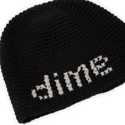 Dime Crochet Skully - Black