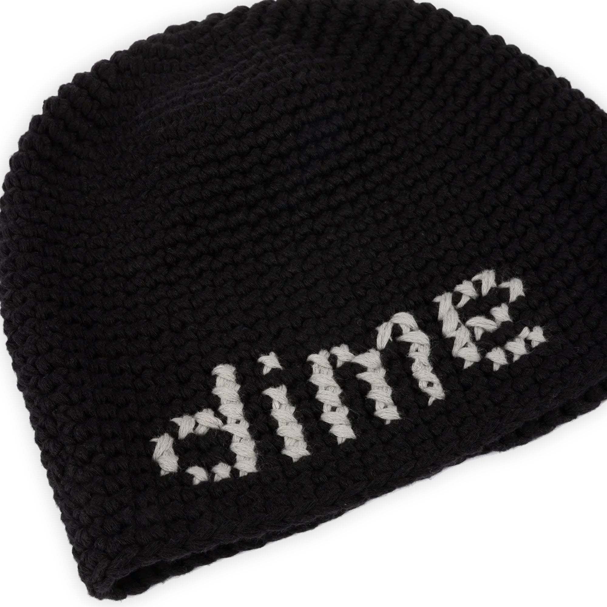 Dime Crochet Skully - Black