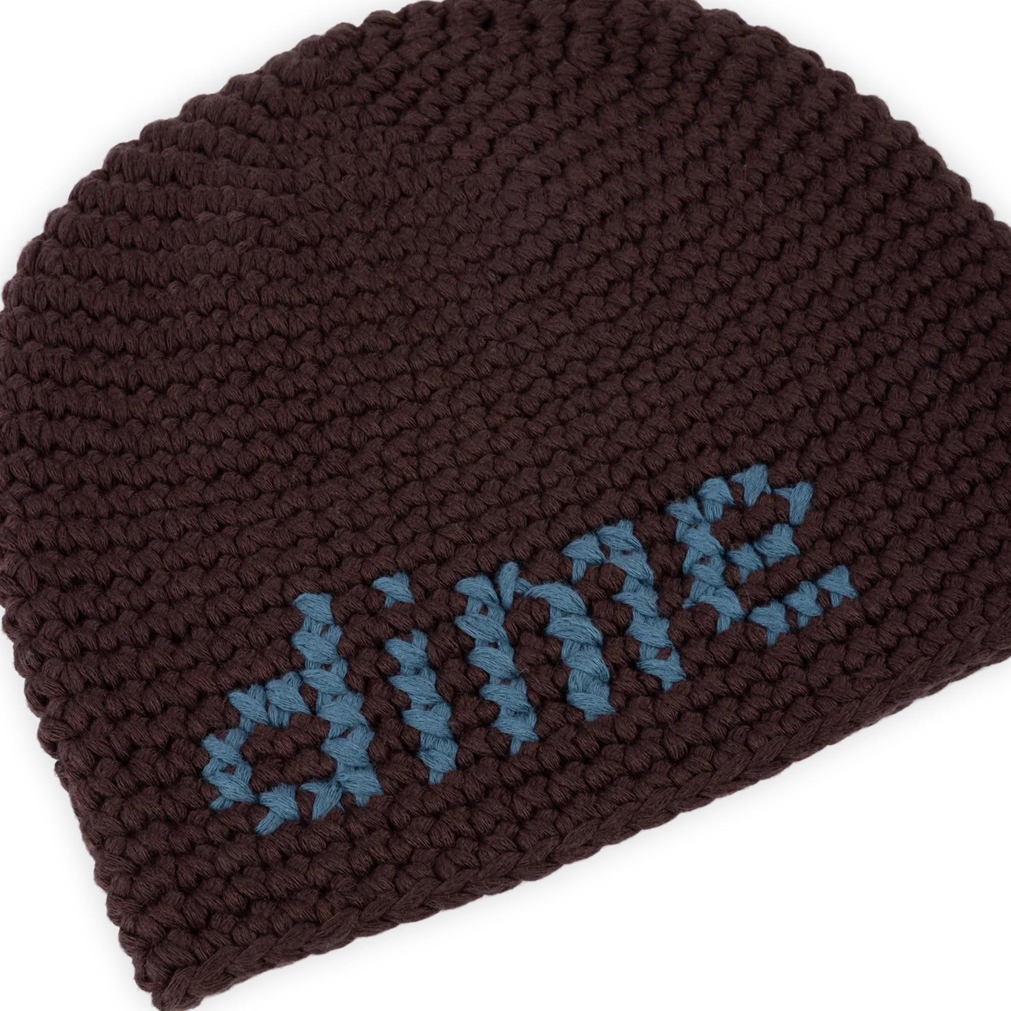 Dime Crochet Skully - Brown
