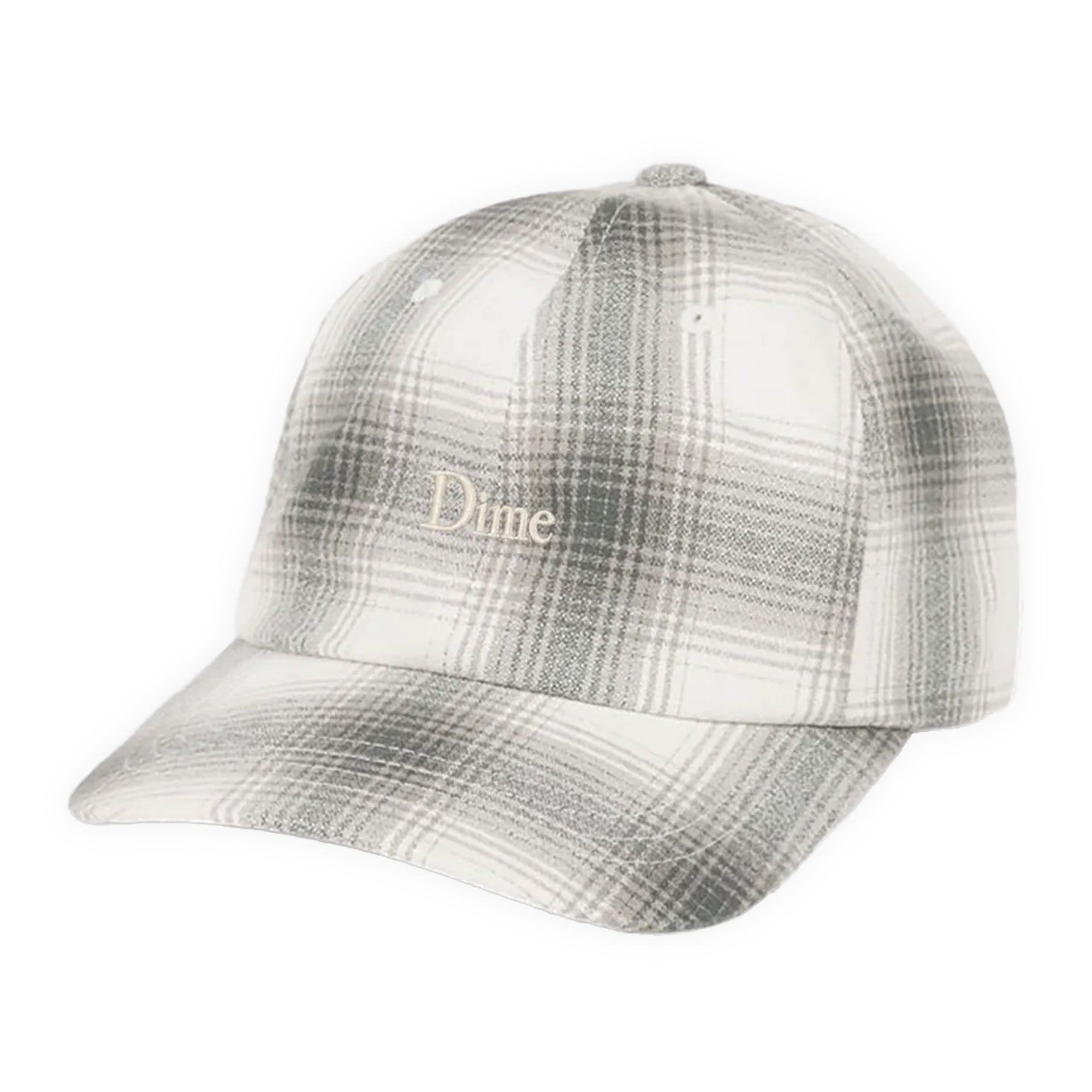 Dime Flannel Low Pro Cap - Light Gray