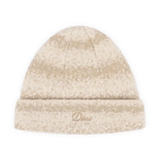 Dime Mohair Striped Beanie - Cream
