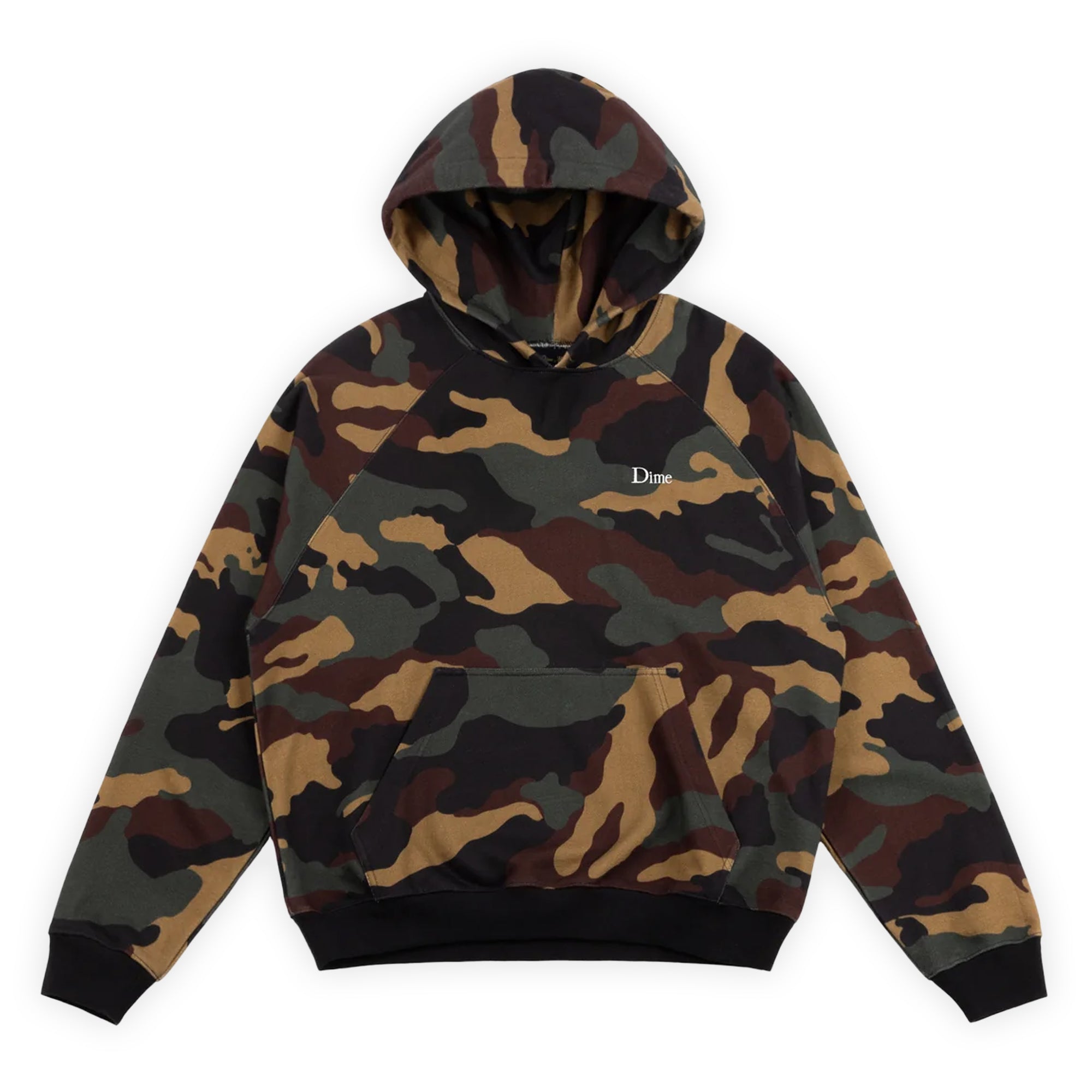 Dime Classic Logo Hoodie - Dark Camo
