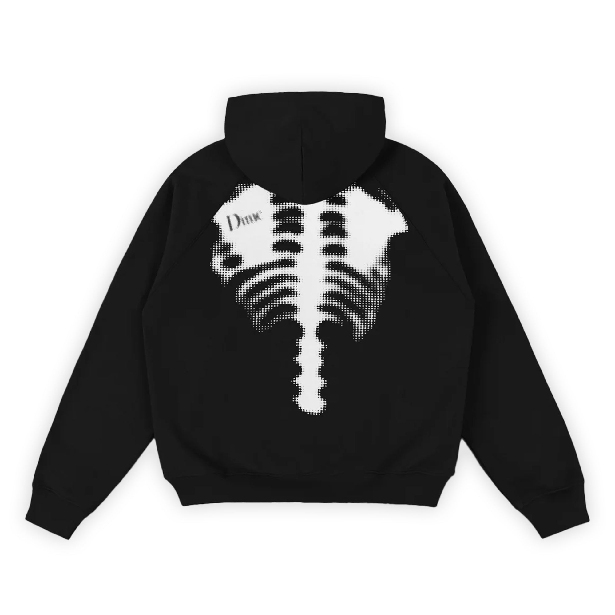 Dime Spinal Zip Hoodie - Black
