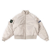 Dime Utility Bomber Jacket - Pearl