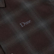 Dime Premium Flannel Shirt - Bordeaux