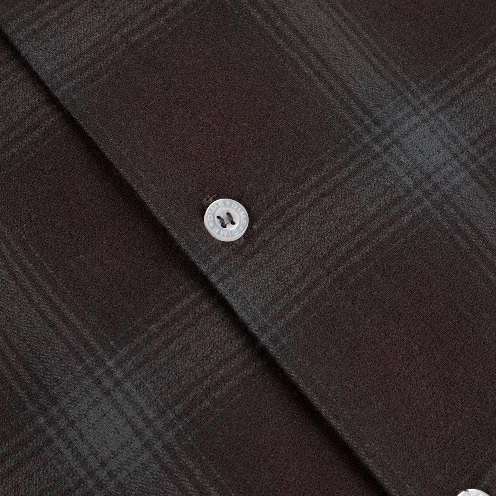 Dime Premium Flannel Shirt - Bordeaux
