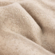Dime Mohair Striped Zip Hoodie - Cream