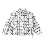 Dime Polar Fleece Sherpa Zip - White