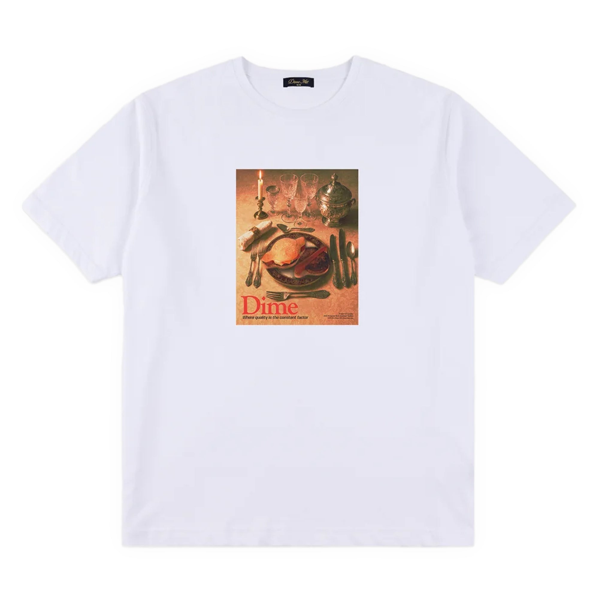 Dime Lunch T-Shirt - White