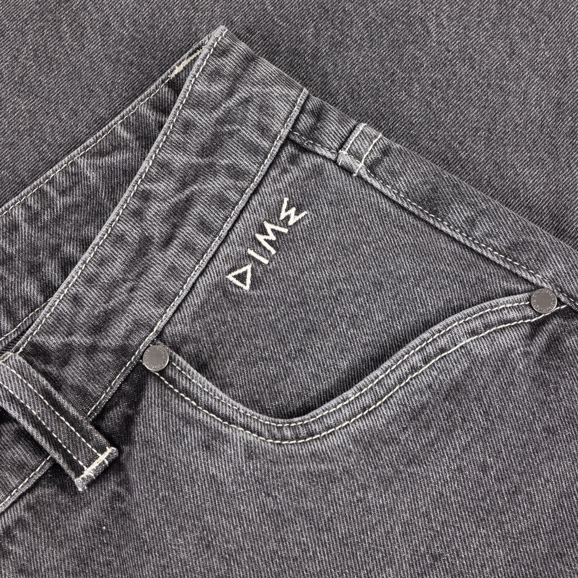 Dime Baggy Wink Denim Pants - Faded Black