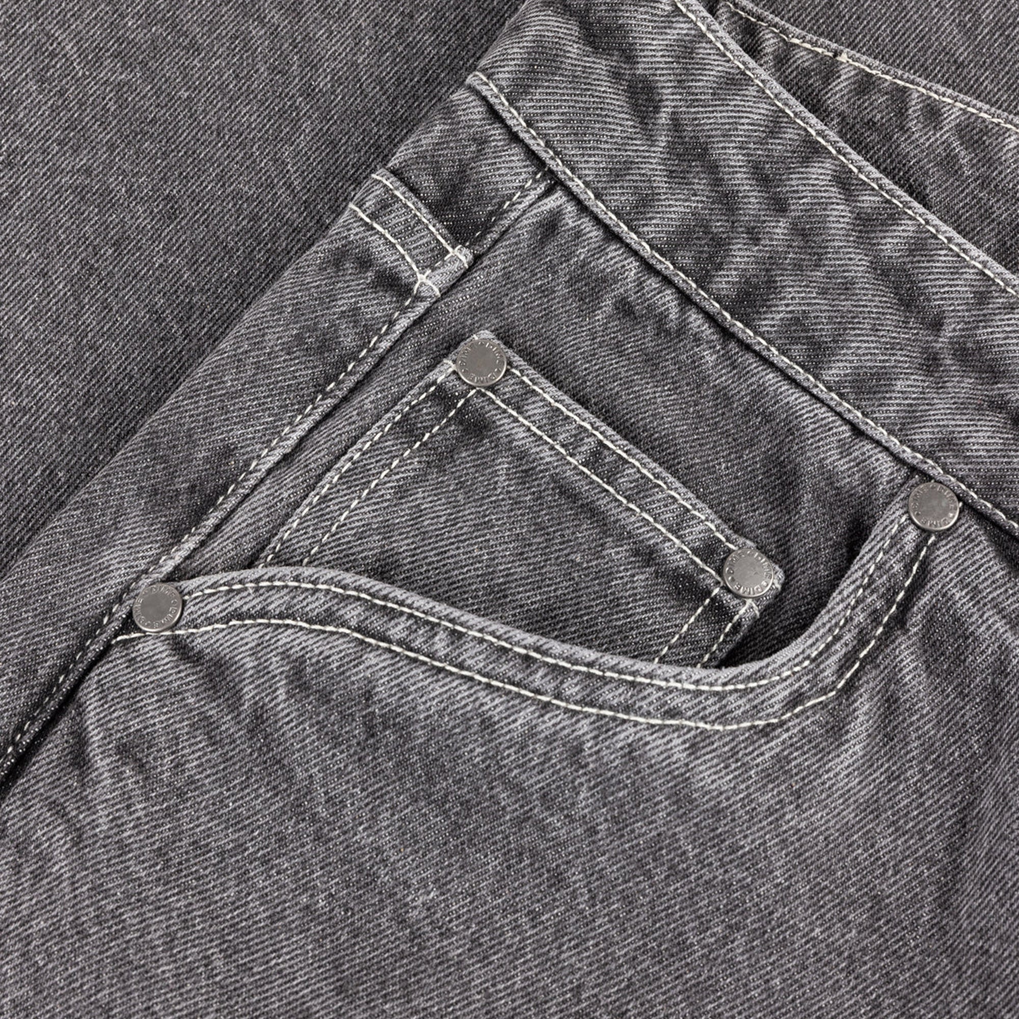 Dime Baggy Wink Denim Pants - Faded Black