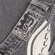 Dime Baggy Wink Denim Pants - Faded Black