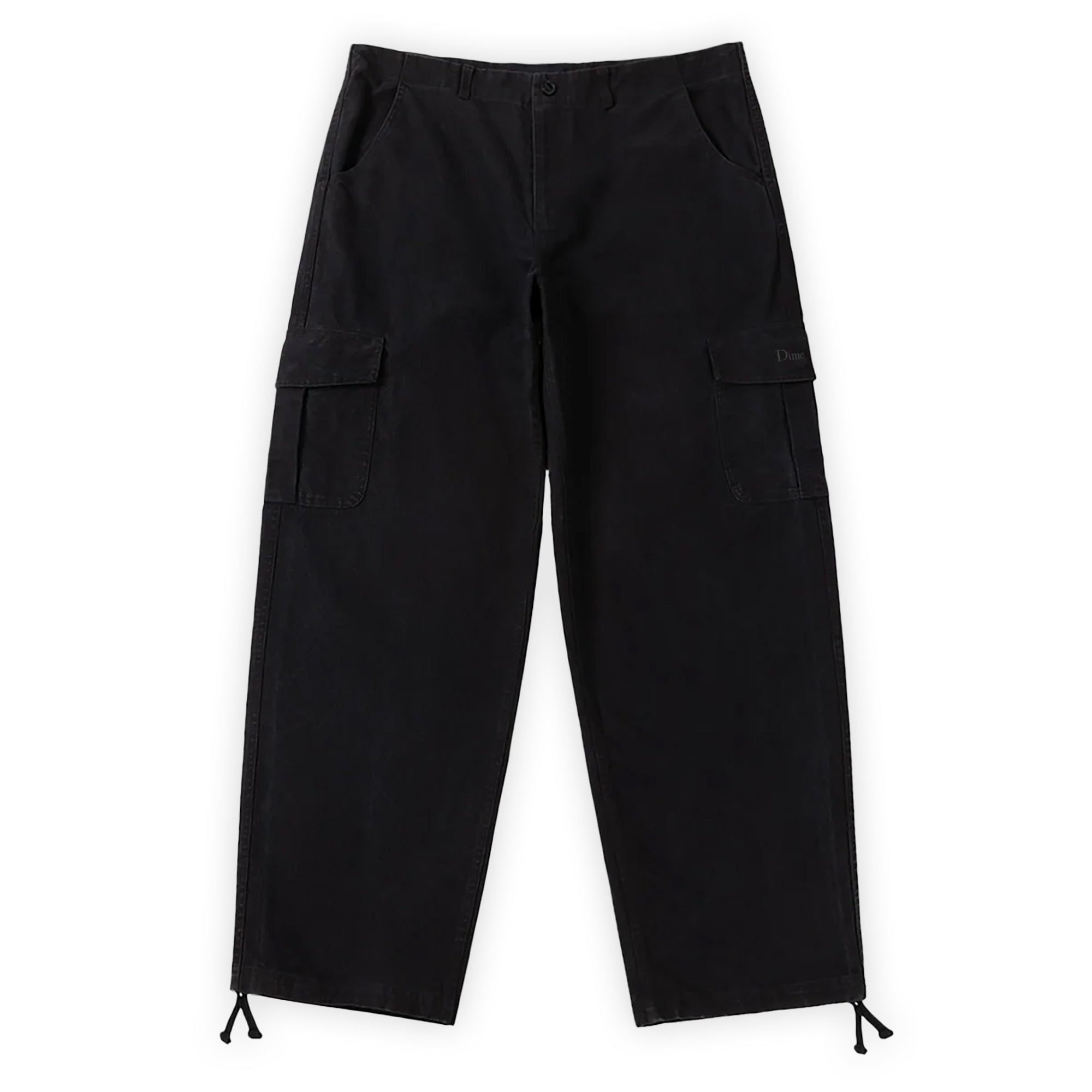 Dime Relaxed Cargo Pants - Black