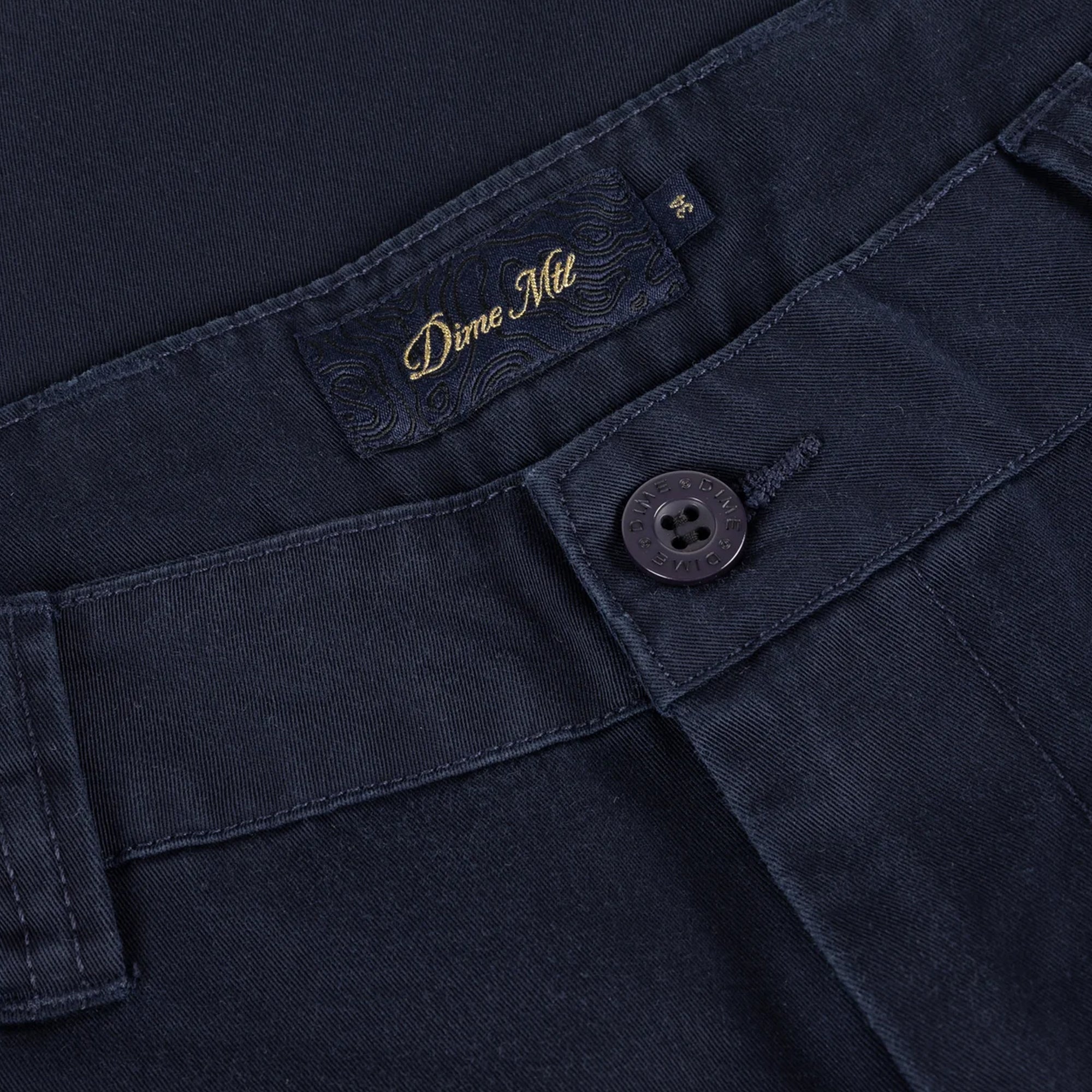 Dime Baggy Chino Pants - Navy